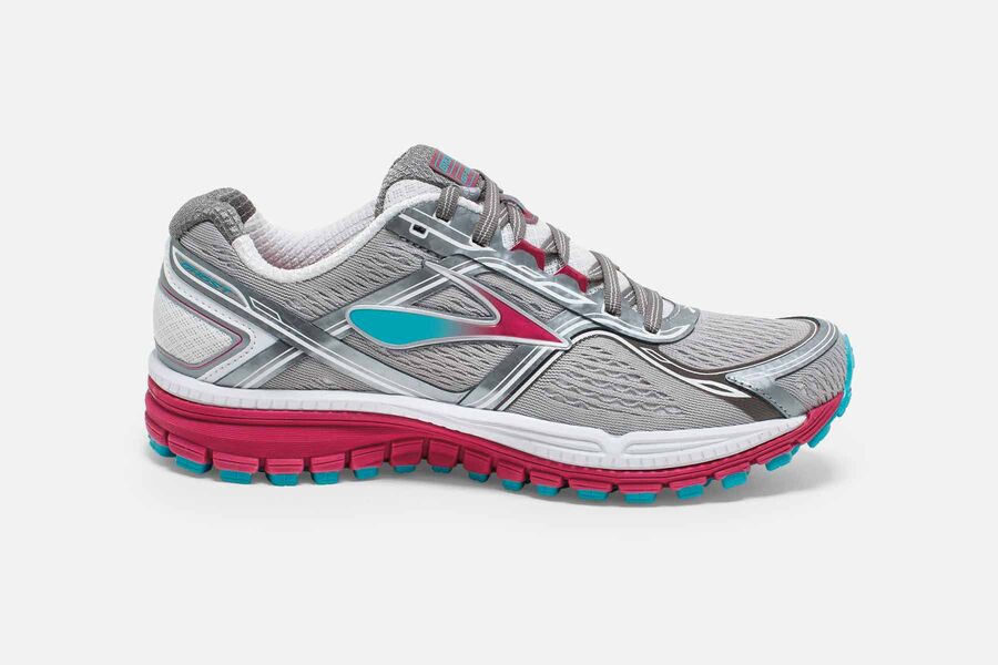 Brooks Ghost 8 Womens UK - Road Running Shoes - Grey 32-TWBCDV